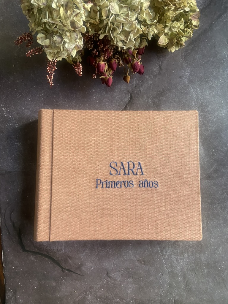 álbum de fotos personalizado hecho a mano