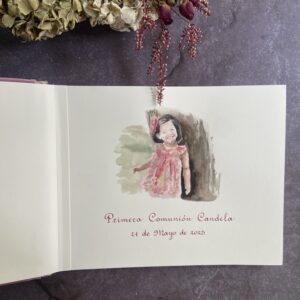 libro de firmas de comunión