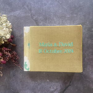 albumes personalizados con telas