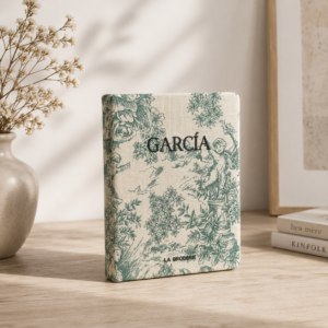 archivadores personalizados con telas y con bordados