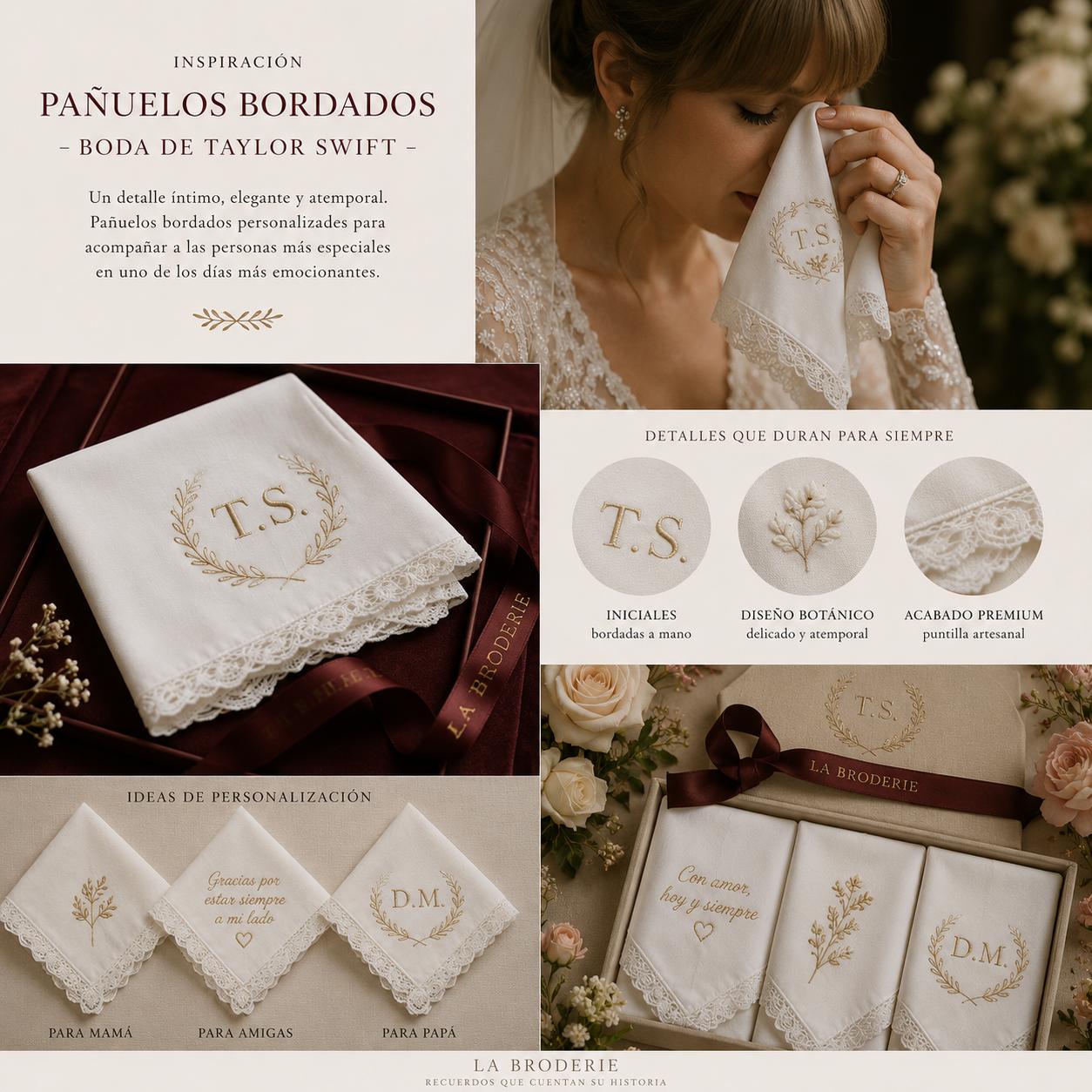 PAÑUELO BORDADO TAYLOR SWIFT